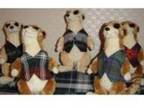 Meerkat with Tartan Waistcoat 30cm. Brand New Product....