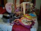 Bratz ski lodge bratz bus huge bratz baby large bundle....