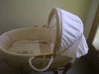 Moses basket with rocking stand