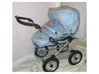 emmiljunga light blue pram. im re selling due to time....