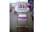 Babies r us Bruin Pink Yummy Scrummy Cupcake Highchair