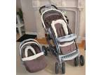 Graco Quattro Tour Travel System - chocolate and cream